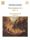 MENDELSSOHN: String Symphonies, Vol.  2